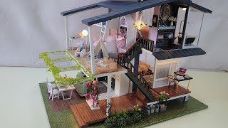 DIY Miniature  Dollhouse kit「Monet Garden」ドールハウスキット「モネガーデン」