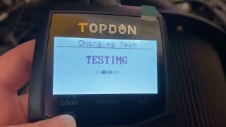 Quick Alternator Ripple test topdon bt100