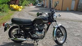 1982 TRIUMPH BONNEVILLE T140 ES ELECTRO (ELECTRIC START) FOR SALE. WALK ROUND AND START UP.