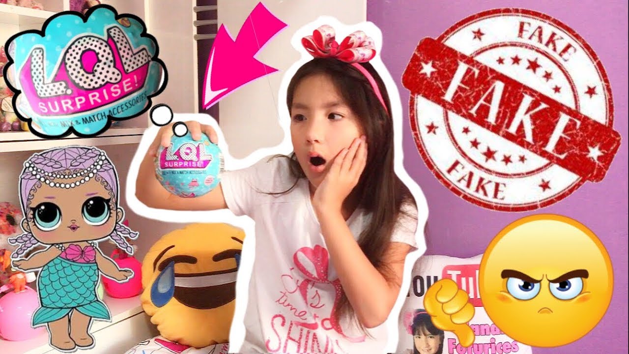 Abrindo Lol Surpresa Falsa Fake Lol Surprise Doll Youtube