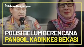 Kadinkes Bekasi Sebar Berita Bohong Soal Penemuan Varian Omicron, Polisi Belum Rencanakan Panggilan