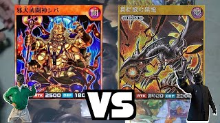 【ラッシュデュエル】リベンジなるか！！ドラゴンVS獣戦士！！【対戦】