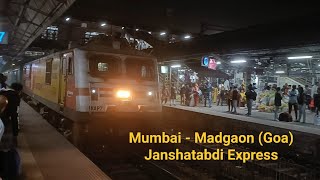 Mumbai - Madgaon Goa Janshatabdi Express | Full Journey | Marathi