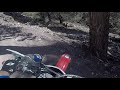 wr250 crf250 hill climbs single track