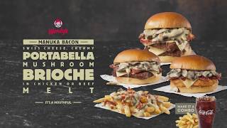 Wendy's New Bacon Portabella Range