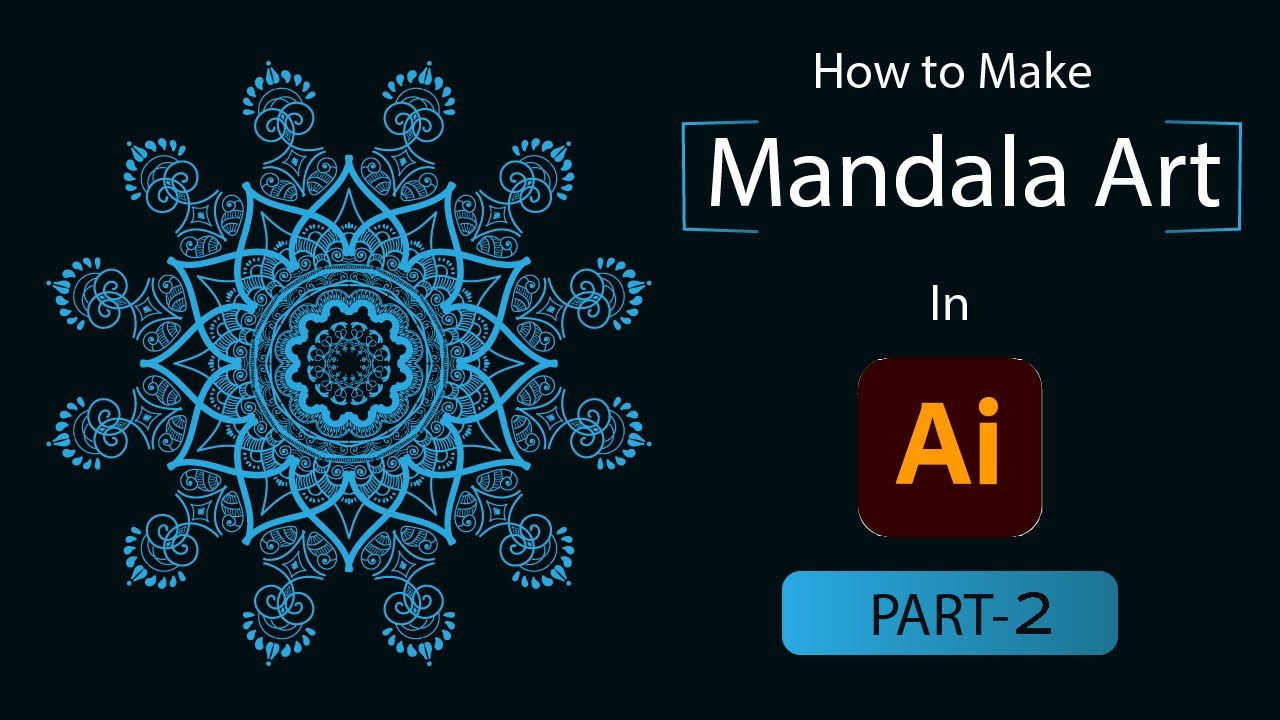 Mandala Art Design In Illustrator Full Tutorial Part 2 How To Expand