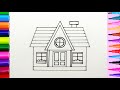 How to Draw A House ||Easy drawing #drawinghome