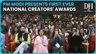 PM Modi presents first ever National Creators' Awards; 'Beerbiceps', 'aiyyoshraddha' among winners