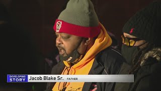 Jacob Blake's family holds protest in Kenosha ahead of officer charging decision
