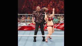 Chinki punching Corbin in Wwe RAW Fight #wwe #wwegameplay #gaming