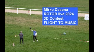 Mirko Cesena - ROTOR live 2024 - STUNNING RC HELI FLIGHT TO MUSIC - 3D Contest