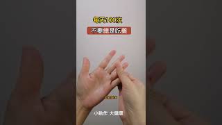 每天100次，不用總吃藥