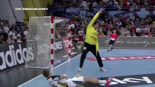 【ハンドボール】サイドシュート すごい角度から決める【Handball】wing