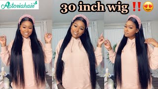 😱 Sis You Must Have This !! Asteria Hair 30 INCH WIG | BEST Straight Hair EVERRRR!