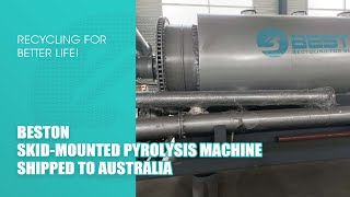 BLJ-3 Skid-mounted Mobile Pyrolysis Plant to Australia - Beston Group