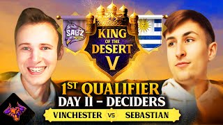 KOTD5 QUALIFIER ONE DECIDER - VINCHESTER vs SEBASTIAN #ageofempires2