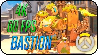 🎮 Overwatch - Bastion Overgrown - Animated Desktop Wallpaper 4K 60fps 🎮