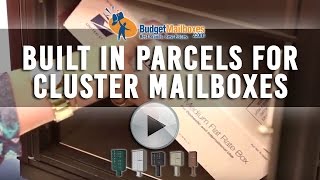 Florence Manufacturing | Built In Parcels for Cluster Mailboxes | Budget Mailboxes