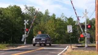 Re Upload, CSX Q264 Through The New Opened Crossing West Brookfield, Ma