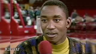 Isiah Thomas Admitted the "Leaving without Shaking Hands" Act Was WRONG (1991.11.12)