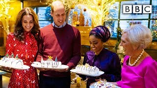 Royals take on the roulade challenge with Nadiya and Mary Berry! | A Berry Royal Christmas - BBC