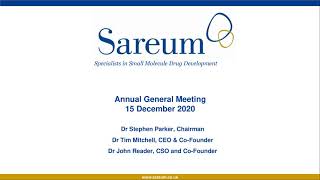 SAREUM HOLDINGS PLC - AGM Presentation and Q&A