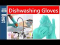 Dishwashing Gloves | Silicone Scrubbing Gloves |Scrub Cleaning Gloves with Scrubber for Pet Grooming