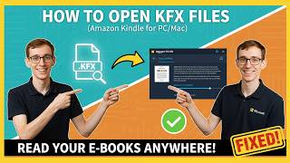 Opening KFX Files (Amazon Kindle for PC/Mac)