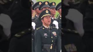 國慶大閱兵訓練：火箭軍徒步方隊首秀