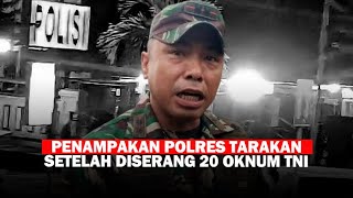 🔴Penampakan Polres Tarakan Setelah Diserang 20 Oknum TNI: 5 Polisi Luka