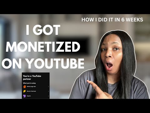 I MONETIZED ON YOUTUBE IN JUST A FEW STEPS