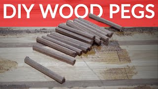 The Secret to DIY Wood Pegs (Easy \u0026 Cheap)