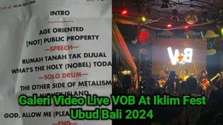 Galeri Video Live Voice Of Baceprot At Iklim Fest Ubud Bali 2024. Cuplikan VOB