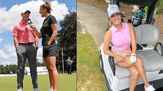 Is Amanda Balionis the best reporter in golf?