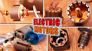Types Of Electric Motors - DC | AC | Synchronous | Brushless | Brushed | Stepper | Servo