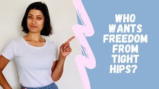 1 SIMPLE STRETCH FOR TIGHT HIPS | Get rid of the discomfort & stiffness because of tight hips