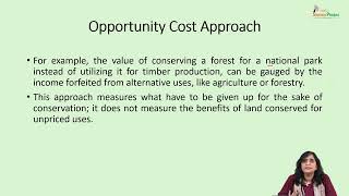 Lec 24 Environmental Valuation Techniques IV