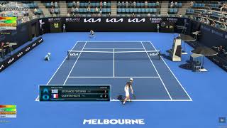 Stefanos Tsitsipas VS Quentin Halys | Australian Open 2023 | Tennis Elbow 4 | CPU vs CPU Simulation