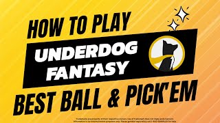 How to Play Underdog Fantasy 🐶 DFS & Sports Betting Guide 💰