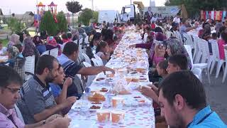 Sınırın sıfır noktasında yüzlerce kişiye iftar 10 Haziran 2018