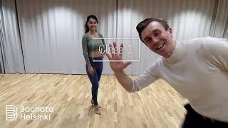 Bachata Helsinki / Open level class by Villehart \u0026 Julia