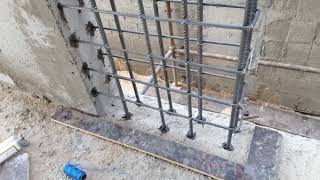 column strengthening by sika anchor fix 3001