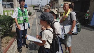 「防災まち歩き」で巡る災害の記憶　地図を活用した学びも　岡山・香川【こつこつ防災】