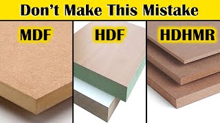 MDF Board vs HDF Board vs HDHMR | Which Engineered Wood is Better For Furniture