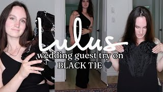 🖤 Lulus Black Tie Wedding Guest Dresses Try On 🖤