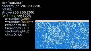 Processing ならびに Processing による作品の話  2022-9-3 D-5