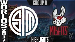 TSM vs Misfits Highlights | 2017 World Championship Week 2 Group D Worlds 2017 TSM vs MF