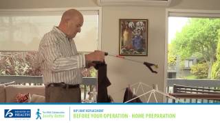 Your guide to hip replacement surgery - 06 - Before your operation - Home preparation