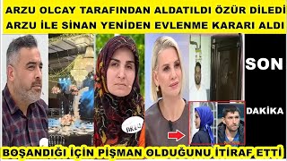 Esra Erol'da Arzu ile Sinan barıştı yeniden evleniyor Düğün Görüntüleri çıktı Arzu Olcay aşk