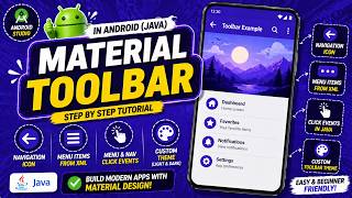 ANDROID - TOOLBAR TUTORIAL IN JAVA | OVERFLOW MENU, BACK NAVIGATION ARROW AND THEMES